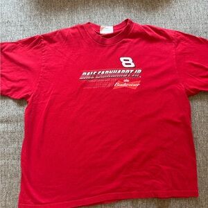 Vintage 2006 Dale Earnhardt Jr #8 Budweiser NASCAR T-Shirt